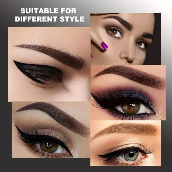 Natural Looking Microblading Eyebrow Pen - 4 Split Head Waterproof Brow Makeup Pencil (5 Colors) - Image 8