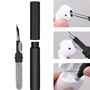 Earbuds Cleaning Pen, 3in 1 Multifunction Cleaner Kit with Soft Brush for Wireless Earphones Headphones Charging Box Accessories, Computer, Keyboard,