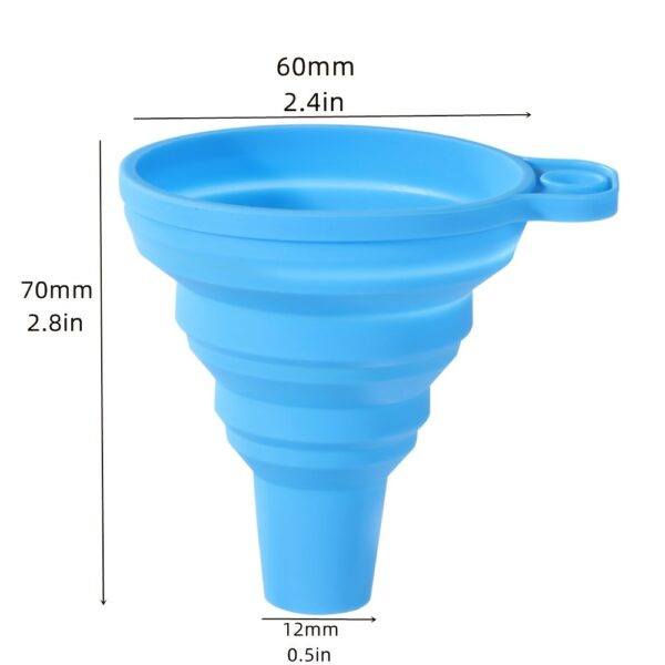 1pc, Collapsible Funnel Foldable Funnels For Water Bottle Liquid Transfer, Kitchen Gadgets, Kitchen Accessories - Image 11