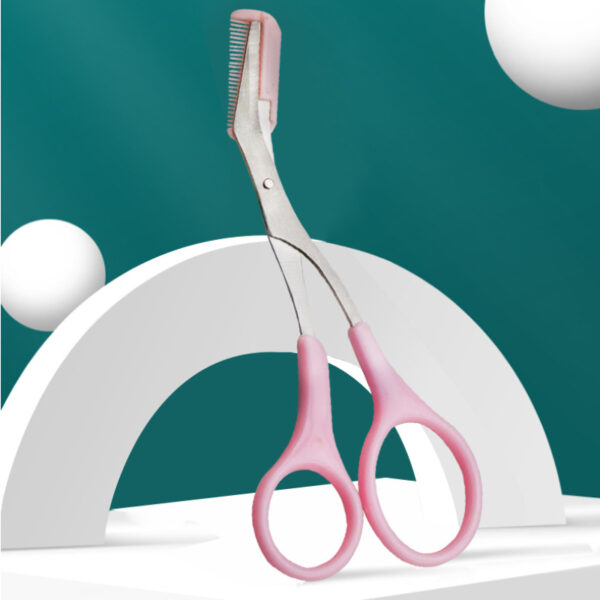 Eyebrow Trimmer Scissor With Comb Facial Hair Removal Makeup Tool Grooming Shaping Shaver Cosmetic Accessory - Image 8