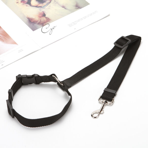 Secure Your Pet in the Car with This Adjustable Harness & Seat Belt Lead Leash! - Image 6