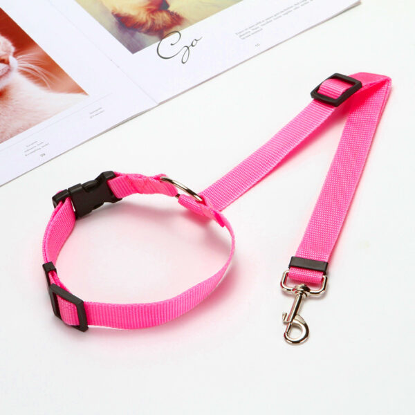 Secure Your Pet in the Car with This Adjustable Harness & Seat Belt Lead Leash! - Image 17