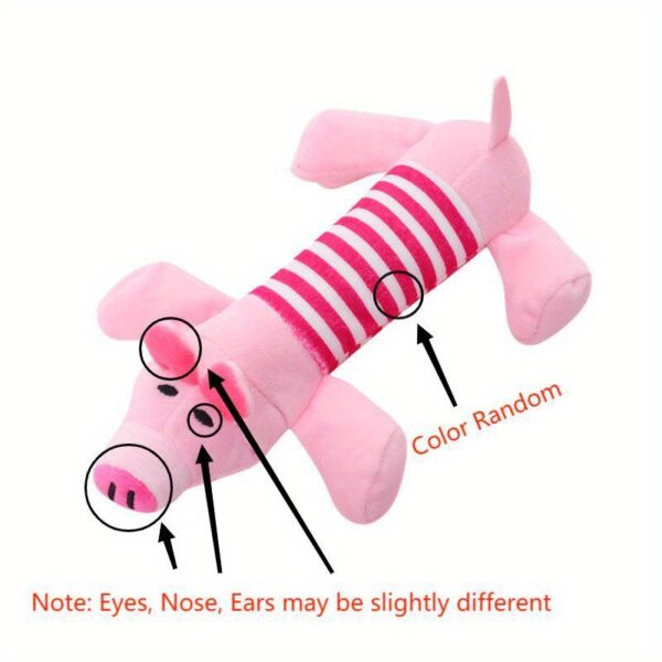 Pig Elephant Design Dog Toys Squeaky Dog Chew Durable Toys Interactive Pet Supplies For Aggressive Chewers - Image 3