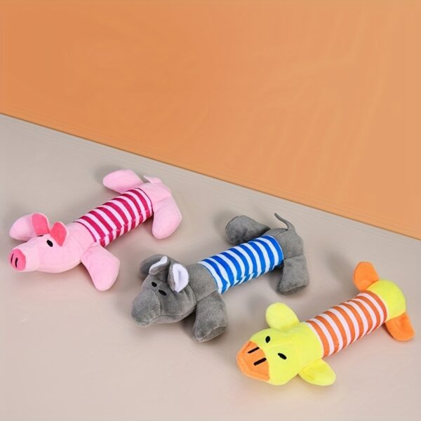Pig Elephant Design Dog Toys Squeaky Dog Chew Durable Toys Interactive Pet Supplies For Aggressive Chewers - Image 13