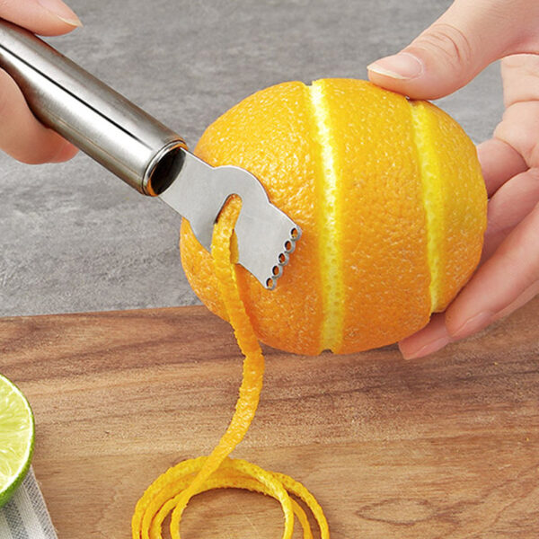 Lemon Grater Stainless Steel Lemon Grater Orange Peeler Citrus Peeling Knife Kitchen Gadgets Bar Accessorie - Image 9