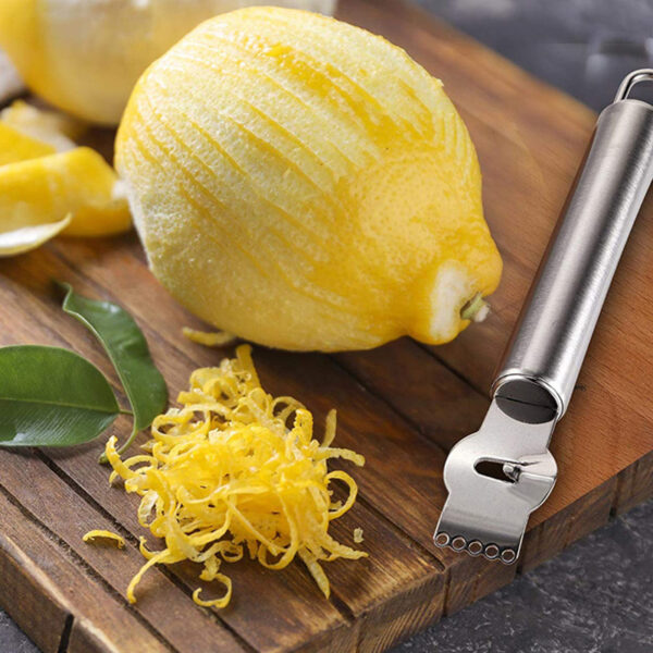 Lemon Grater Stainless Steel Lemon Grater Orange Peeler Citrus Peeling Knife Kitchen Gadgets Bar Accessorie - Image 17