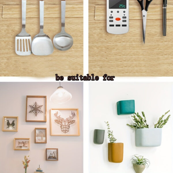 Versatile Transparent Double-Sided Tape - Reusable, Strong Adhesive for Home, Kitchen, Office & Car Use! - Image 4