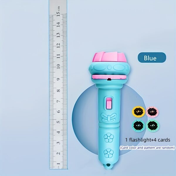 A Flashlight Projector with 32 Patterns, Featuring Fun Designs of Dinosaurs, Animals, And Ocean Themes, Along with Various Fruits And Numbers, Making It an Educational Toy for Bedtime. - Image 9