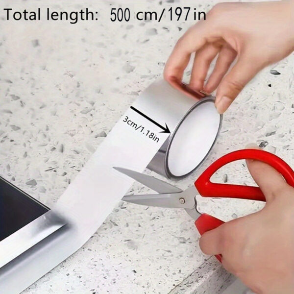Heat-Resistant Aluminum Foil Tape for Kitchen Pipe and Iron Pot Repairs - Image 3