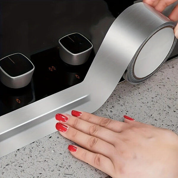 Heat-Resistant Aluminum Foil Tape for Kitchen Pipe and Iron Pot Repairs - Image 2