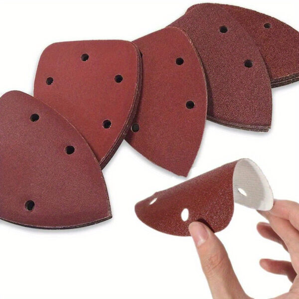 50pcs Mouse Shape 5-hole Sanding Paper, Get Professional Results with 40, 80, 120, 180 & 240 Grits - Image 21