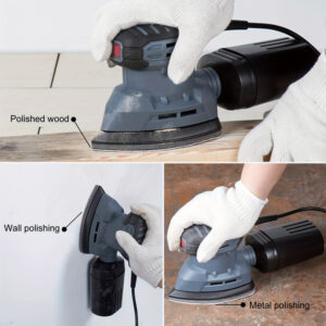 50pcs Mouse Shape 5-hole Sanding Paper, Get Professional Results with 40, 80, 120, 180 & 240 Grits