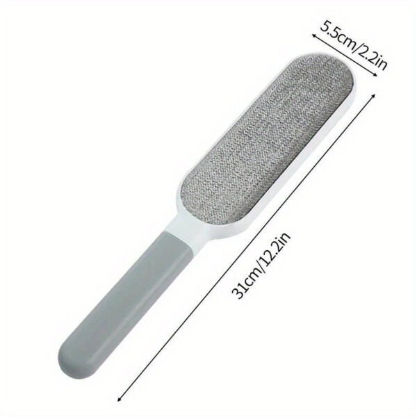 1pc, Reusable Lint Brush, Double-sided Pet Hair Removal Brush, Manual Electrostatic Sticky Lint Pet Hair Dust Brush, Carpet Pet Dog Cat Hair Remover Brush, For Clothing, Sofa, Furniture, Bedding, Carpet, Cleaning Tool - Image 8
