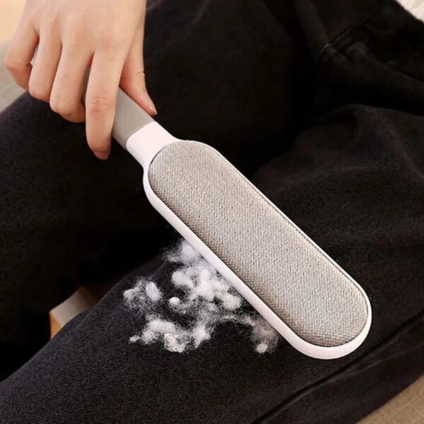 1pc, Reusable Lint Brush, Double-sided Pet Hair Removal Brush, Manual Electrostatic Sticky Lint Pet Hair Dust Brush, Carpet Pet Dog Cat Hair Remover Brush, For Clothing, Sofa, Furniture, Bedding, Carpet, Cleaning Tool - Image 6