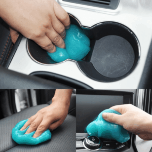 1pc Magic Gel Dust Remover, Car Interior Dust Remover - Clean Car Vents, Keyboards, And More With Ease - Perfect Car Cleaning Accessories, Gift For Men Garage Storage & Organization