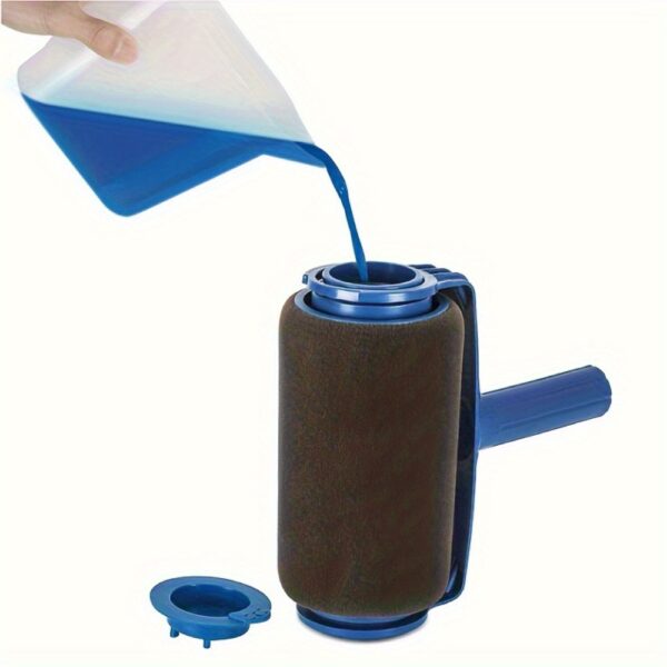 1pc Complete Paint Roller Set - Quick-Load, Smooth Application - for Walls, Oil & Latex Paints, with Durable Handle & Extension Bar - Image 5