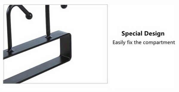 6-Hook Iron Mug Rack Under Cabinet - Space-Saving Coffee Cup Holder with Multifunctional Kitchen Utensil Storage Organizer Hanger, Sturdy Sundries Shelf Hooks for Maximizing Cabinet Storage and Reducing Clutter - Image 17