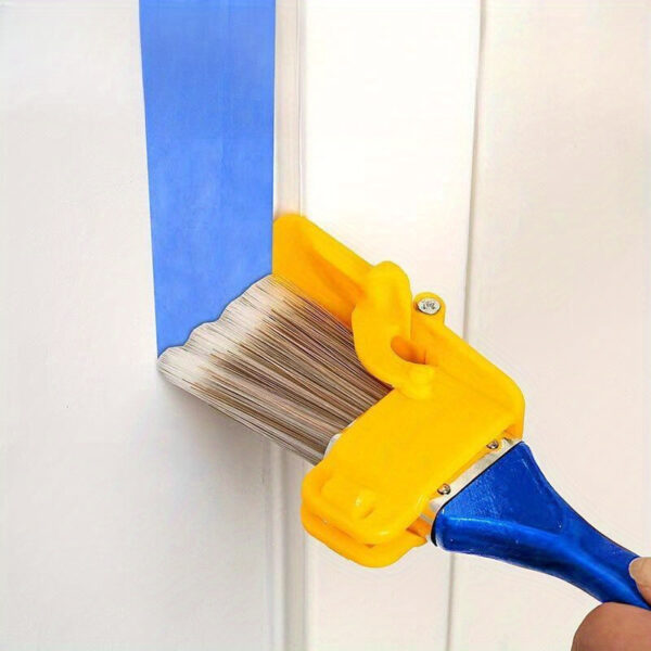 1 Set 2-in-1 Edge Painting Brush with Color Separation Guide, Durable Plastic Handle, Multi-Use DIY Paint Tool for Frame, Wall, Window, and Ceiling Edging, Lightweight, Precise Latex Paint Trimming Separator Tools - Image 22