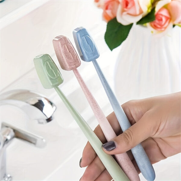 4-Pack Portable Toothbrush Head Covers, Plastic Travel Toothbrush Protector Caps, Outdoor Camping Bathroom Organizer Cases - Image 7