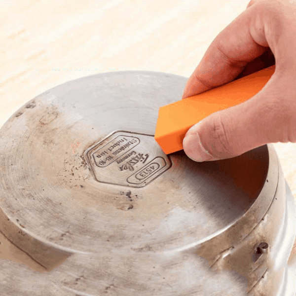 Miracle Limescale & Rust Eraser - Safe Rubber Cleaning Tool for Bathroom Glass, Kitchen Pots | Effortless Household Cleaner - Image 6