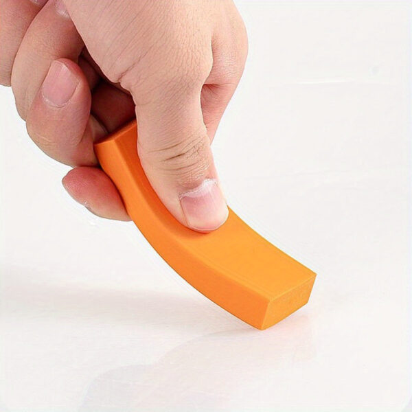 Miracle Limescale & Rust Eraser - Safe Rubber Cleaning Tool for Bathroom Glass, Kitchen Pots | Effortless Household Cleaner - Image 5