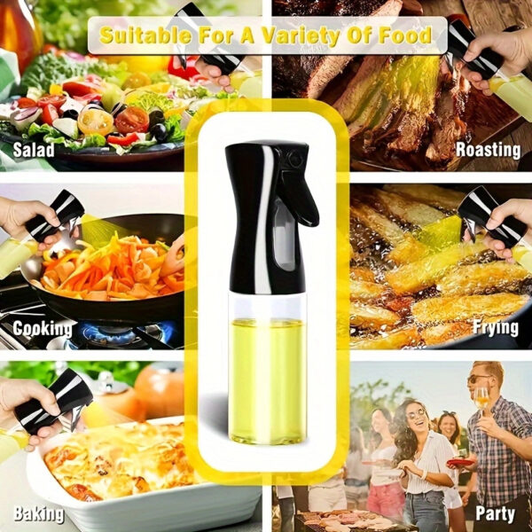 Oil Sprayer with 2-In-1 Function: Pour And Spray - Kitchen Oil Dispenser - Bpa-Free, PET Material, Hand Wash Only - Image 11