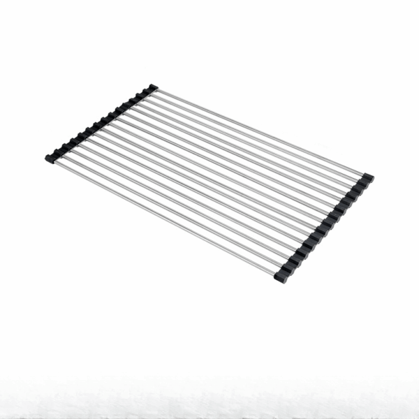 1pc Deluxe Roll-Up Stainless Steel Dish Drying Rack - Space-Saving, Multifunctional, Over-The-Sink Design, Portable, Rollable, Anti-Rust, Easy to Clean, Kitchen Sink Organizer, Tool, and Mat - Perfect for Small Kitchens, Dish Drying Rack|Modern Kitchen Ac - Image 6