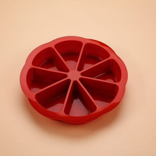1/3pcs Nonstick Silicone Triangle Cake Mold Set - 8-Cavity Baking Pan for Brownies, Muffins, Cupcakes & More - Image 7