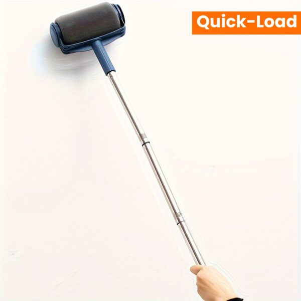 1pc Complete Paint Roller Set - Quick-Load, Smooth Application - for Walls, Oil & Latex Paints, with Durable Handle & Extension Bar - Image 11