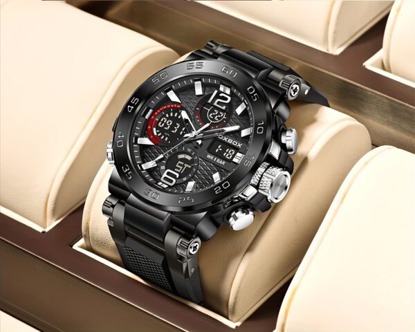 Men'S Dual Display Digital Military Quartz Watch Featuring an Alarm Clock, Chronograph, And Multifunctional Luminous Capabilities, Ideal for Students And Outdoor Activities Like Hiking Or Schooling. - Image 24