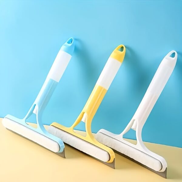 1pc set of household multi-functional glass cleaning artifact, double-sided brushing and scraping mirror, three-in-one glass scraper with watering can - Image 9