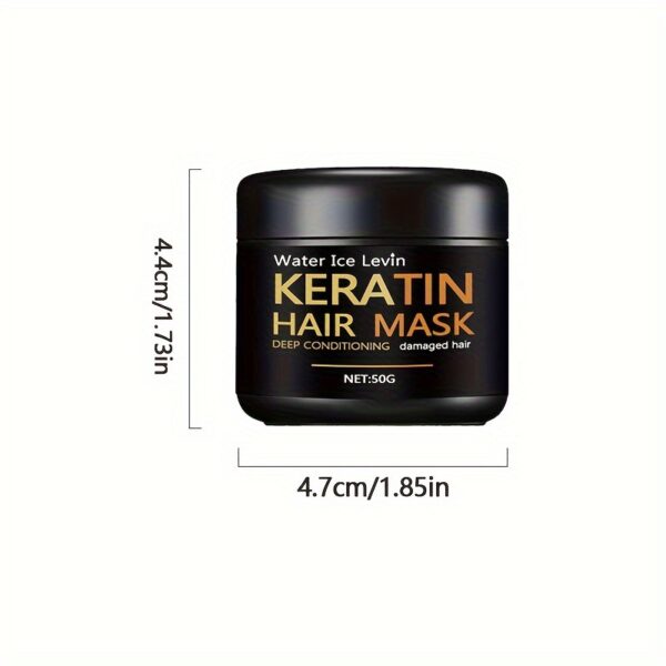 Keratin Hair Mask, Moisturizing Hair Mask For Damaged Dry Hair, Healthy Hair Penetrates Root To Tip - Image 5