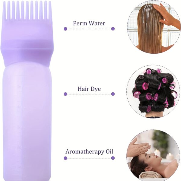 Precision Root Comb Shampoo Bottle Applicator - Long-lasting, Salon-Quality Styling Tool - Ideal for Home & Professional Barber Use - Hair Care Essential - Image 12