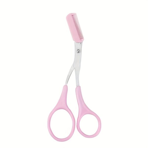 Eyebrow Trimmer Scissor With Comb Lady Woman Men Hair Removal Grooming Shaping Stainless Steel Eyebrow Remover Makeup Tool - Image 14