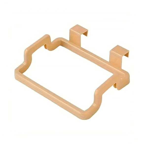 Reusable Plastic 1pc Over-the-Cabinet Garbage Container - Bag Holder Rack For Kitchen, Pantry, Garage & Bathroom - Image 21