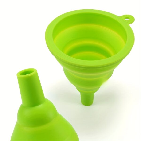 1pc, Collapsible Funnel Foldable Funnels For Water Bottle Liquid Transfer, Kitchen Gadgets, Kitchen Accessories - Image 3