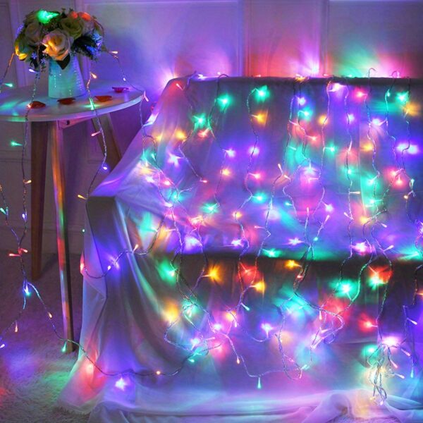1pc LED Fairy Light Garland Mother's Day Christmas Tree Fairy Light Chain Home Wedding Party Holiday Decoration, Battery Powered - Image 20