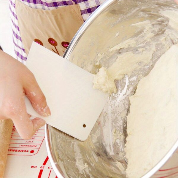 [1pc Plastic Dough Scraper] 1pc, Dough Scraper, Plastic Dough Cutter, Pastry Chopper, Baking Tools, Kitchen Gadgets, Kitchen Accessories - Image 8