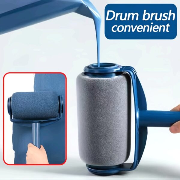 16.91oz Refillable Paint Roller Brush with Internal Storage - Durable Plastic Construction - Easy Fill and Use for Wall Painting, Touch Up, Art, Craft & Home Improvement - Image 17