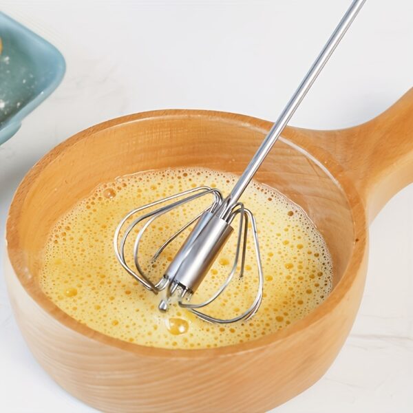 [1pc Multifunctional Whisk & Frother] 1pc Multifunctional Stainless Steel Whisk & Milk Frother, Home Baking Tools, Cream Egg Hand Blender, Household Push Blender Blender - Egg Whisk, Milk Frother, Hand Push Blender Blender Multi-Tool Eid Al-Adha Mubarak - Image 14