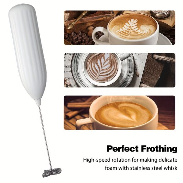 1pc LALAYUAN Electric Milk Frother - Mini Handheld Whisk, Battery Operated (Not Included), Ideal for Coffee, Lattes, Cappuccino, and Chocolate Drinks, Portable Foam Maker, Perfect Christmas Gift, Coffee Drink Maker | Modern Kitchen Accessory | Durable Sta - Image 38