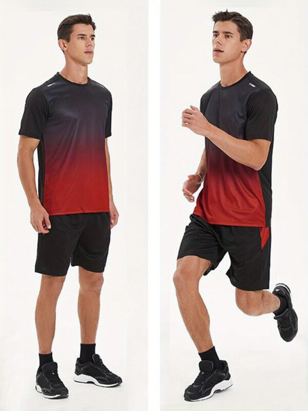 [Quick-Dry Sportswear] Quick-Dry Breathable Men's Sportswear - Short-Sleeve T-Shirt for Running And Fitness - Basketball Gear, Summer Tank Top - Image 24