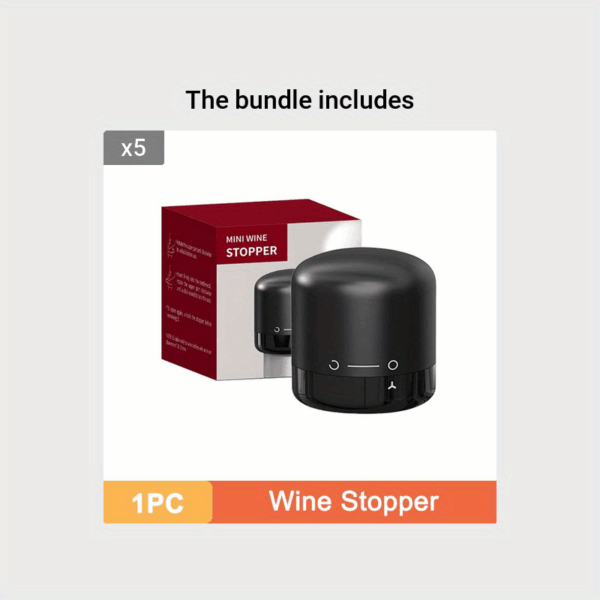 1pc/2pcs New Vacuum Wine Stoppers For Hotel Reusable Champagne Bottle Stoppers Wine Sealer Cap Set Leak-proof Preserver For Restaurant - Image 13