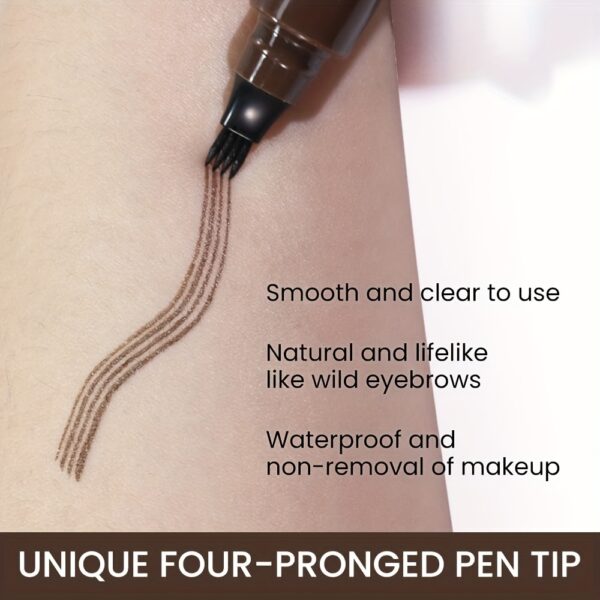 4-Tip Magic Eyebrow Pencil, Precise Fine Stroke Brow Pen For Natural-Looking Brows, Long-Lasting Formula - Image 8