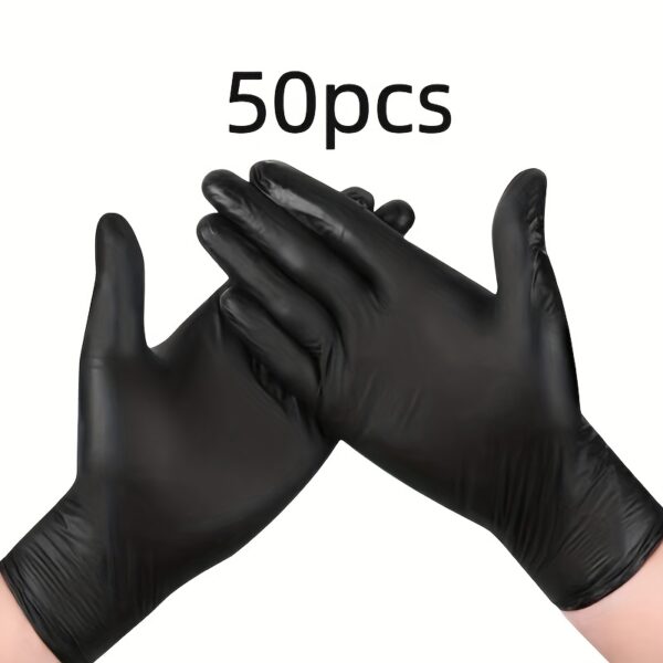 10/20/50pcs Heavy Duty Disposable Nitrile Gloves, Powder-Free, Latex-Free, Waterproof, Ambidextrous for Home Cleaning, Kitchen, Outdoor Use, Household Cleaning Gloves|Nitrile Gloves|Powderfree Gloves - Image 7