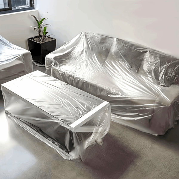 Large Durable Transparent Plastic Drop Cloth - Sofa, Storage, Outdoor Furniture, Garden, Home Renovation Dust Cover - Image 19