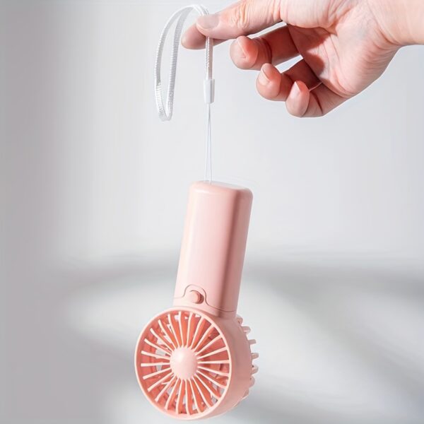 Battery Operated Mini Portable Fan, Lightweight Handheld Fan - Ideal For Office, Outdoor, Traveling And Camping - Stay Cool Anytime, Anywhere! (Requires AAA Batteries, Not Included) - Image 6