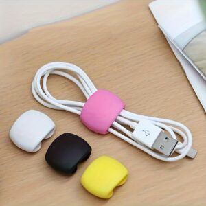 Travel Data Cable Collection Hub, Charging Line Organizer, Earphone Charging Cable Manager, Cable Winding Storage Buckle, Simple Multifunctional Winder, Practical Gadget