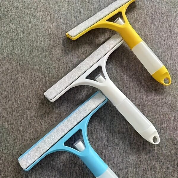 1pc set of household multi-functional glass cleaning artifact, double-sided brushing and scraping mirror, three-in-one glass scraper with watering can - Image 10