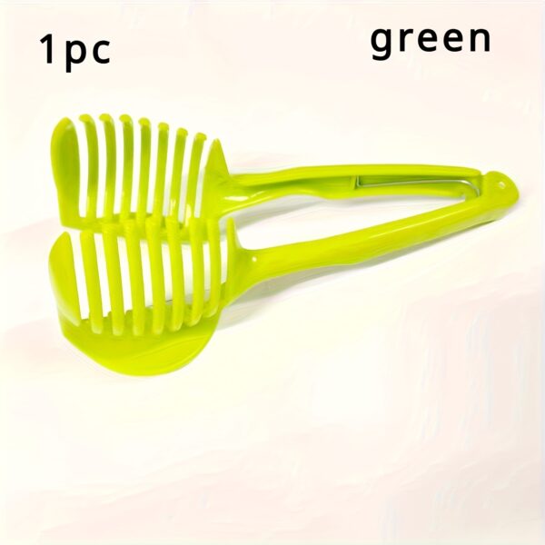 1pc, Tomato Slicer Tool, Lemon Cutter Tool, Lemon Slicer Holder, Tomato Slicer Holder, Lemon Cutter Holder, Round Fruit Tongs, Egg Slicer Cutting Holder, Kitchen Tools Kitchen Accessories - Image 5